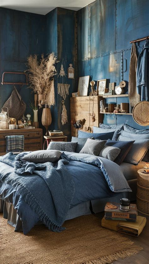 29 Blue Boho Bedroom Ideas Courtneys World