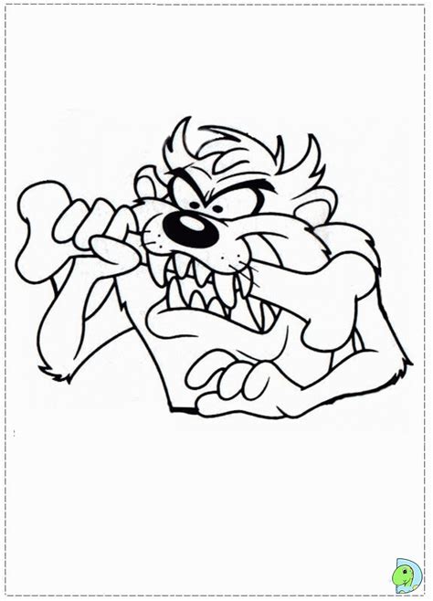 Taz Coloring Page Coloring Home