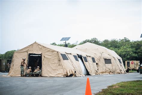 DVIDS Images Seabees Construct C2 Tents On Camp Covington For CTF