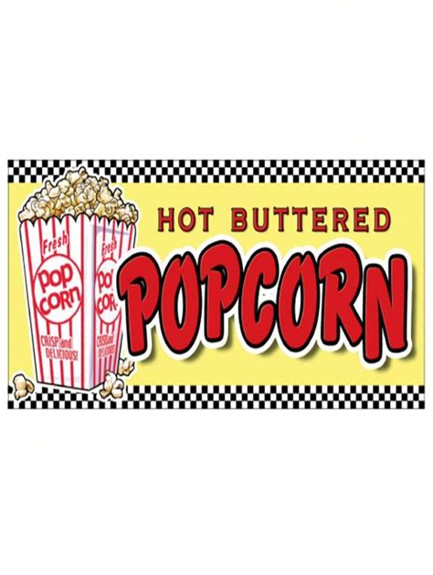 Unbeatablesale SignMission D DC 8 Popcorn Popcorn Concession Decal