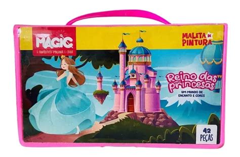 Estojo Maleta De Pintura Infantil Reino Das Princesas Magic MercadoLivre