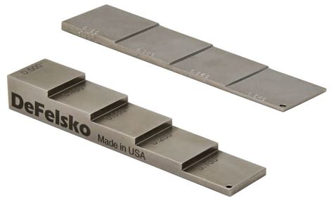 Certified Step Block Metric For Use With Positector Utg