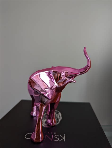 Richard ORLINSKI Elephant Spirit Pink Edition Sculpture Art