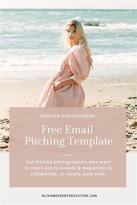 Photography Pitch Email Template