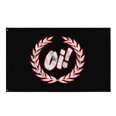 oi oi oi  streetpunk flag street punk etsy