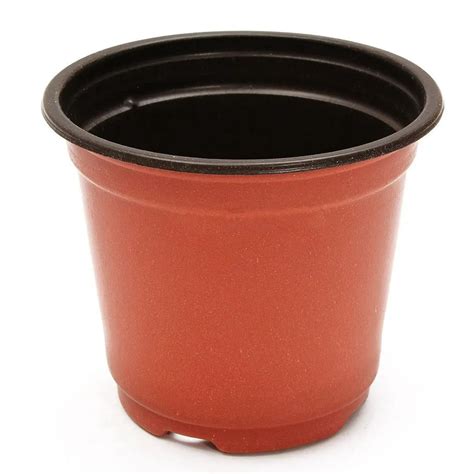 Practical 50pcs Plastic Plant Pots Home Garden Nursery Flowerpots In Flower Pots And Planters From