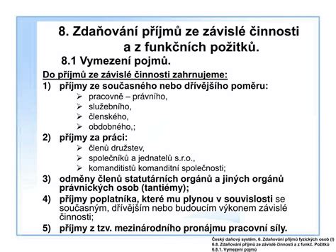 PPT Daňová soustava PowerPoint Presentation free download ID 3411731