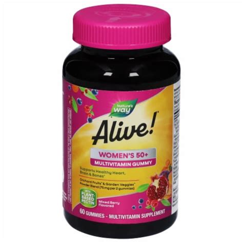 Nature S Way Alive Women S 50 Fruit Flavored Gummy Multivitamin