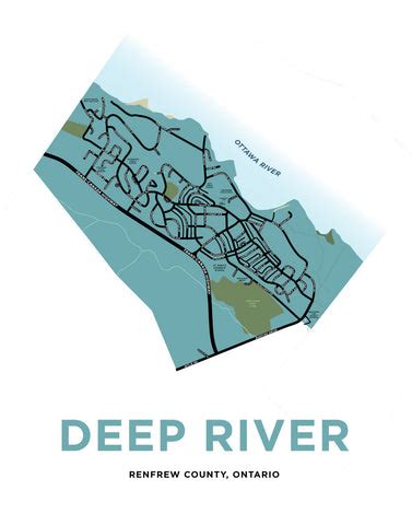 Deep River Map Print – Jelly Brothers