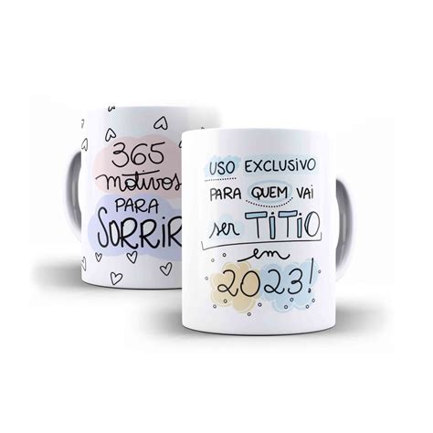 Caneca Porcelana Para Uso De Quem Vai Ser Titio Em Shopee Brasil