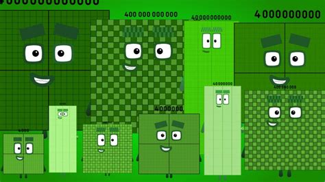 Numberblocks Band From 4000 4 Million 4 Billion 4 Trillion