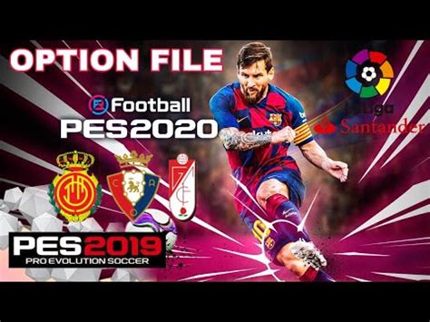 PES 2019 PS4 OPTION FILE Liga Santander 2019 2020 IamRubenMG