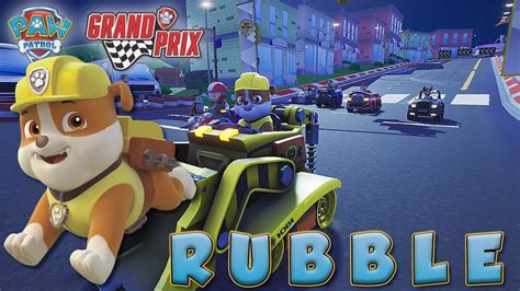 Paw Patrol Grand Prix Rubble Adventure Racing Full Gameplay Hard