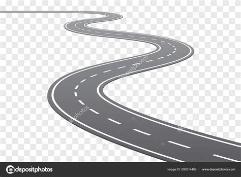 Curve Road Clipart Black And White