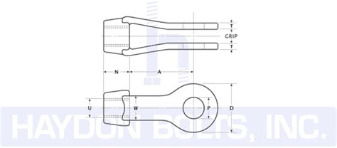 Clevises Haydon Boltshaydon Bolts