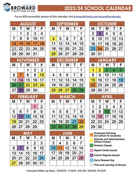 Broward County School Calendar For Elisa Helaine