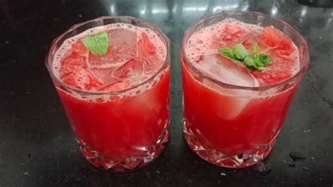 कडक उन्हाळ्यात बनवा थंडगार असे कलिंगड सरबत Watermelon 🍉 Drink For Summer 🌞zatpatswadisht Youtube