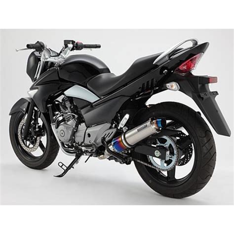 BEAMS BEAMS ビームス R EVO スリップオンマフラー 2本出し サイレンサーヒートチタン GSR250 21236119