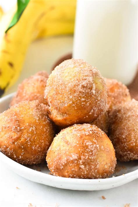 2 Ingredient Banana Donut Holes The Conscious Plant Kitchen