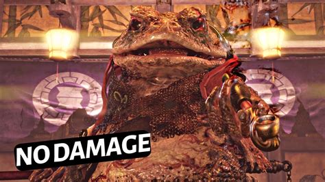 Nioh Giant Toad No Damage Boss Fight Youtube