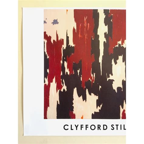 Clyfford Still Abstract Expressionist Lithograph Print Poster " Ph ...