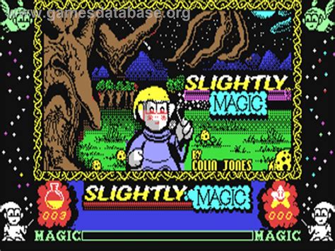 Slightly Magic Commodore 64 Artwork Title Screen
