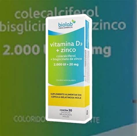 Un Vitamina D Ui Zinco Mg C Psulas Biolab