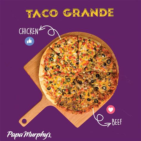 papa murphy's taco grande pizza 2017