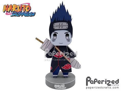 Papermau Naruto Shippuden Kisame Hoshigaki Paper Toy By Paperized