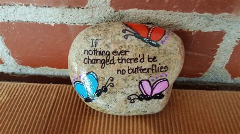 Butterfly Painted Rock Artist Anita Schmidt Butterfly Painting Rock