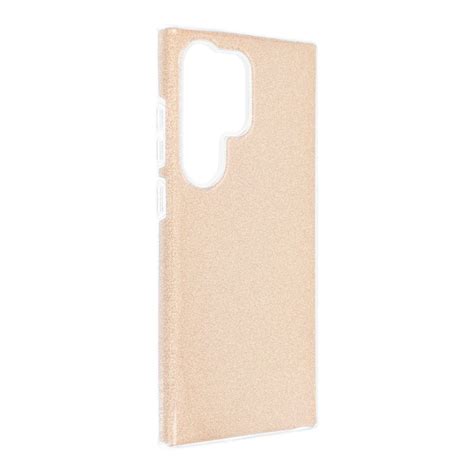 Capa Samsung Galaxy S24 Ultra Gel Brilhantes Alta Qualidade Dourado