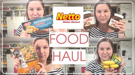 FOOD HAUL Netto Netto Netto Schumsmaus YouTube