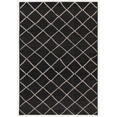 Bloomsbury Market Veranda Flatweave Blackgrey Rug Uk