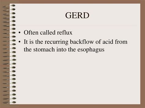 Ppt Gastroesophageal Reflux Disease Gerd Powerpoint Presentation