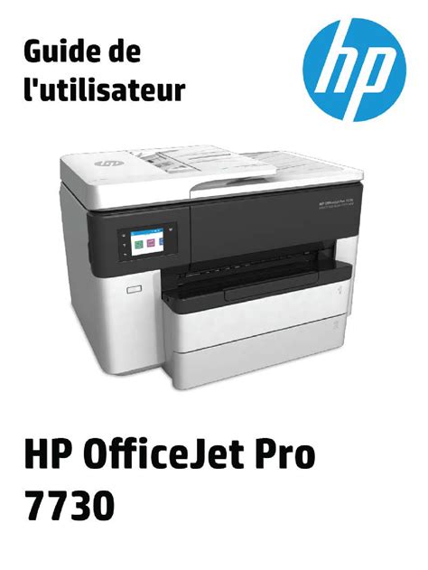 Notice Hp Officejet Pro Imprimante Jet D Encre Trouver Une