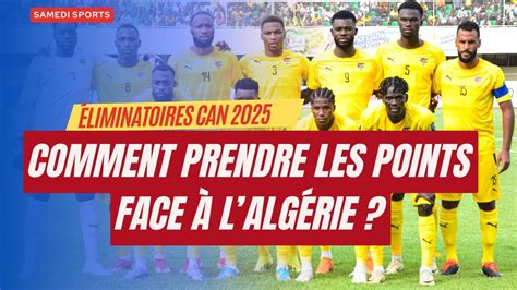 COMMENT PRENDRE DES POINTS FACE À L ALGERIE APRÈS LES MATCHS NULS DES