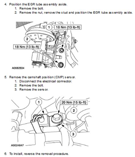 2017 Ford Escape Camshaft Position Sensor Location