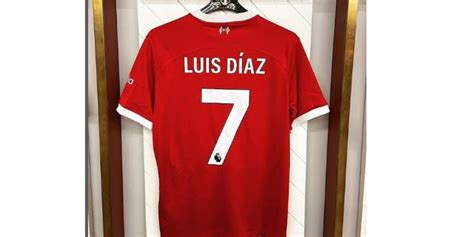 Liverpool confirma número 7 de Luis Díaz en 2023 2024 y actualizará