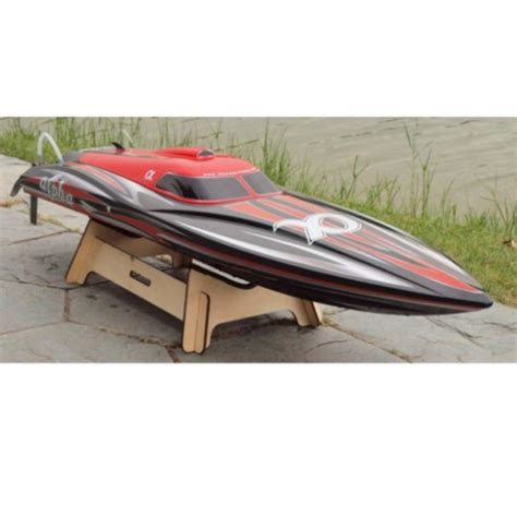 Bateaux De Course Alpha BL 1m RTS Rouge Jaune MHD3S Joysway R Models