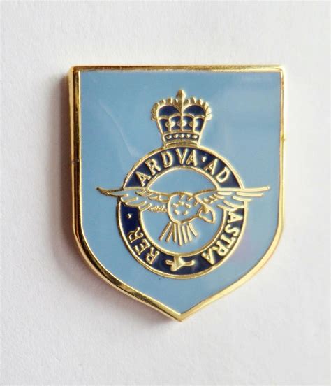 Royal Air Force Pin Badge Raf Crest Mod Approved Etsy