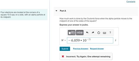 Solved Four Electrons Are Located At The Corners Of A Part A Chegg