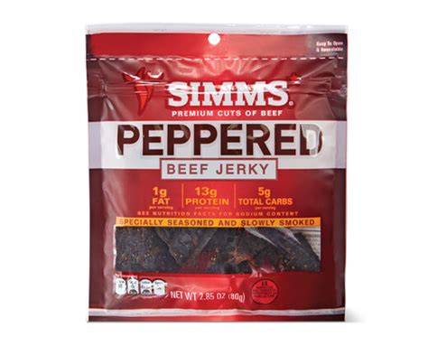 Beef Jerky Assorted Flavors Simms Aldi Us