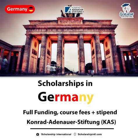 Konrad Adenauer Stiftung Study Grants 2024 In Germany - Scholarship International