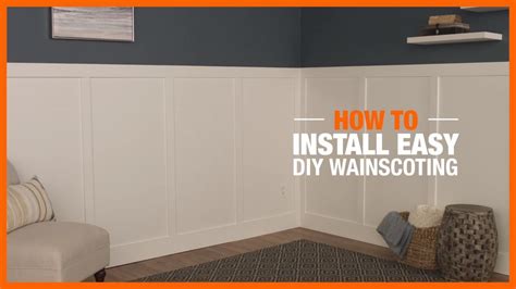 How To Install Easy Diy Wainscoting How To Videos And Tips At The