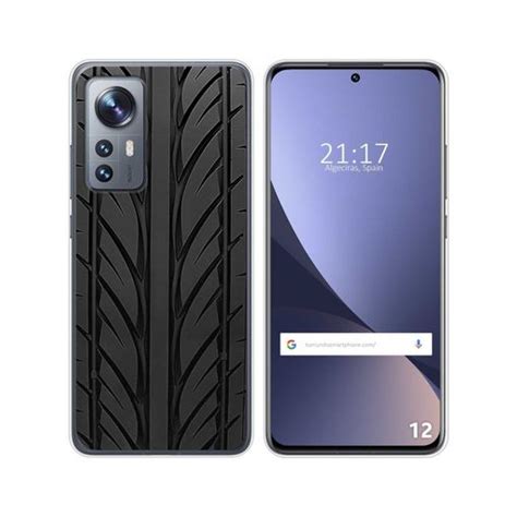 Funda Silicona Para Xiaomi 12 12x 5g Diseño Neumatico Dibujos con