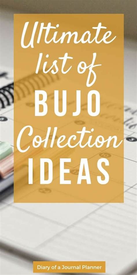 Bullet Journal Ideas 100 Bullet Journal Collections To Try In 2023