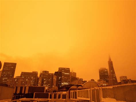 San Francisco Bay Area Air Quality Heres Why Sky Is Orange Even