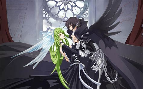 Code Geass Hd Wallpaper Lelouch And Cc Elegance