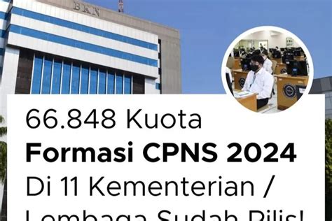 Kuota Formasi Cpns Resmi Rilis Ini Kementerian Dan