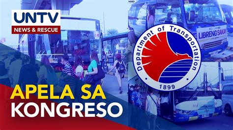 Libreng Sakay Program Hindi Kasama Sa Proposed Budget Dotr